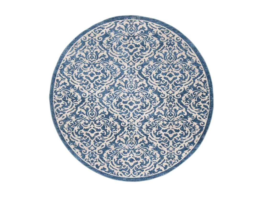 Tapis Navy & Creme 201 X 201 cm - Ophelia
