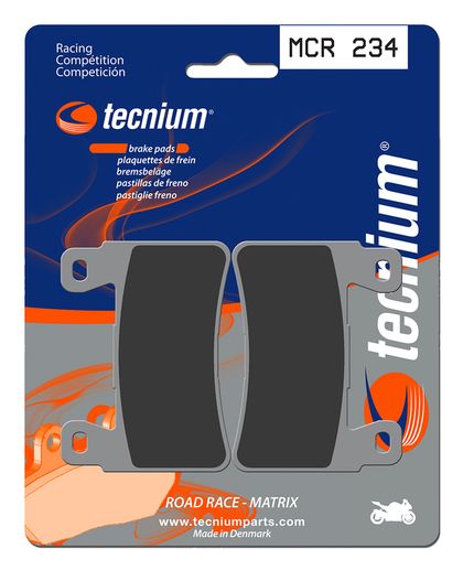 Plaquettes de freins Tecnium Racing métal fritté carbone - MCR234