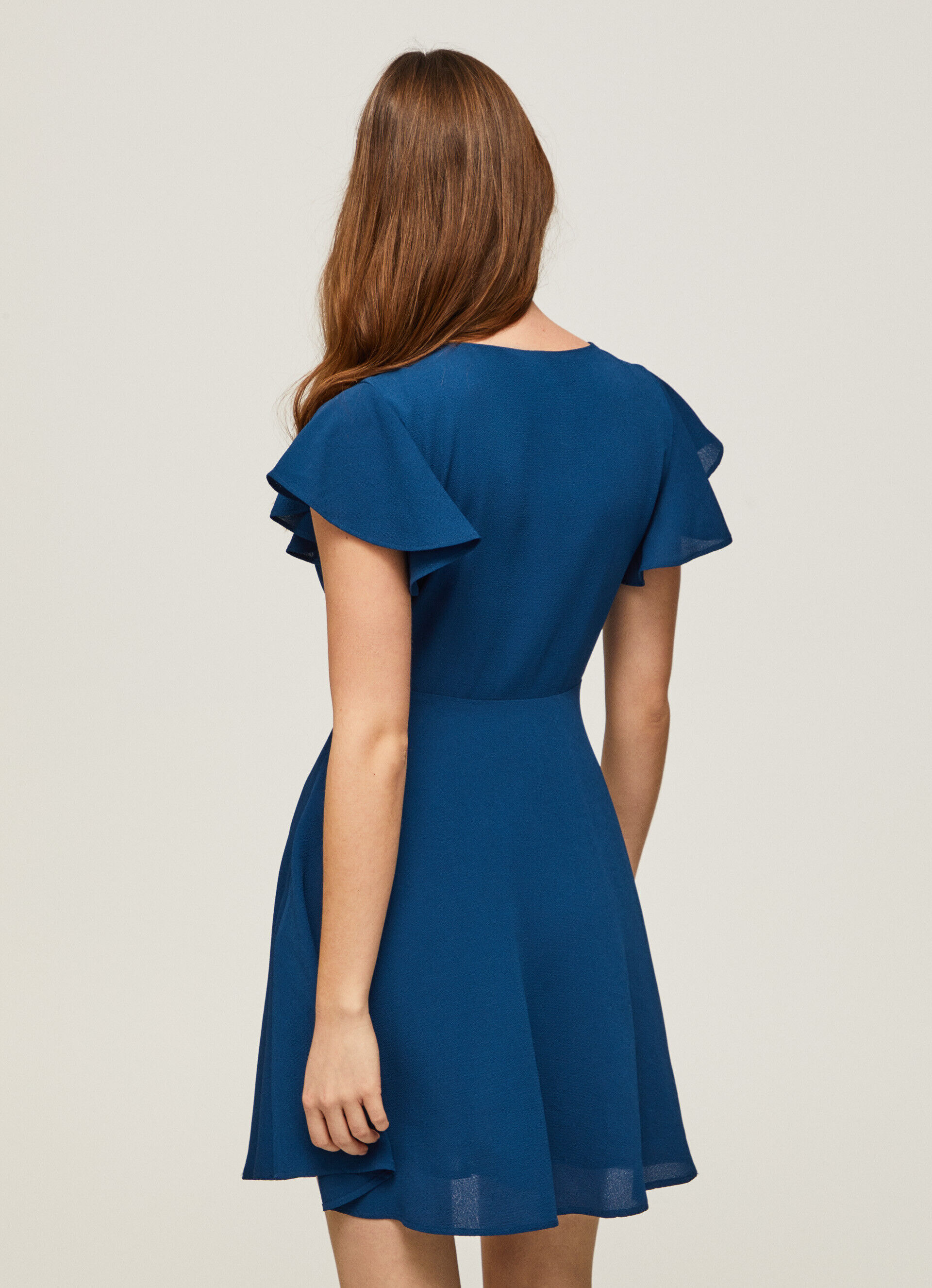 VESTIDO PATRIZIA CROSSOVER - azul oceano