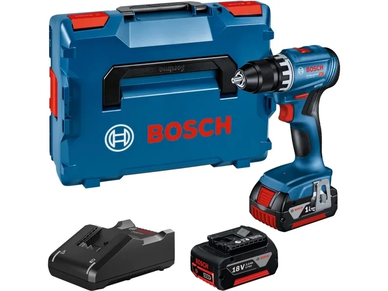 Bosch BORE-/SKRUEMASKINE GSR 18V-45 2X3,0AH LB - SOLO