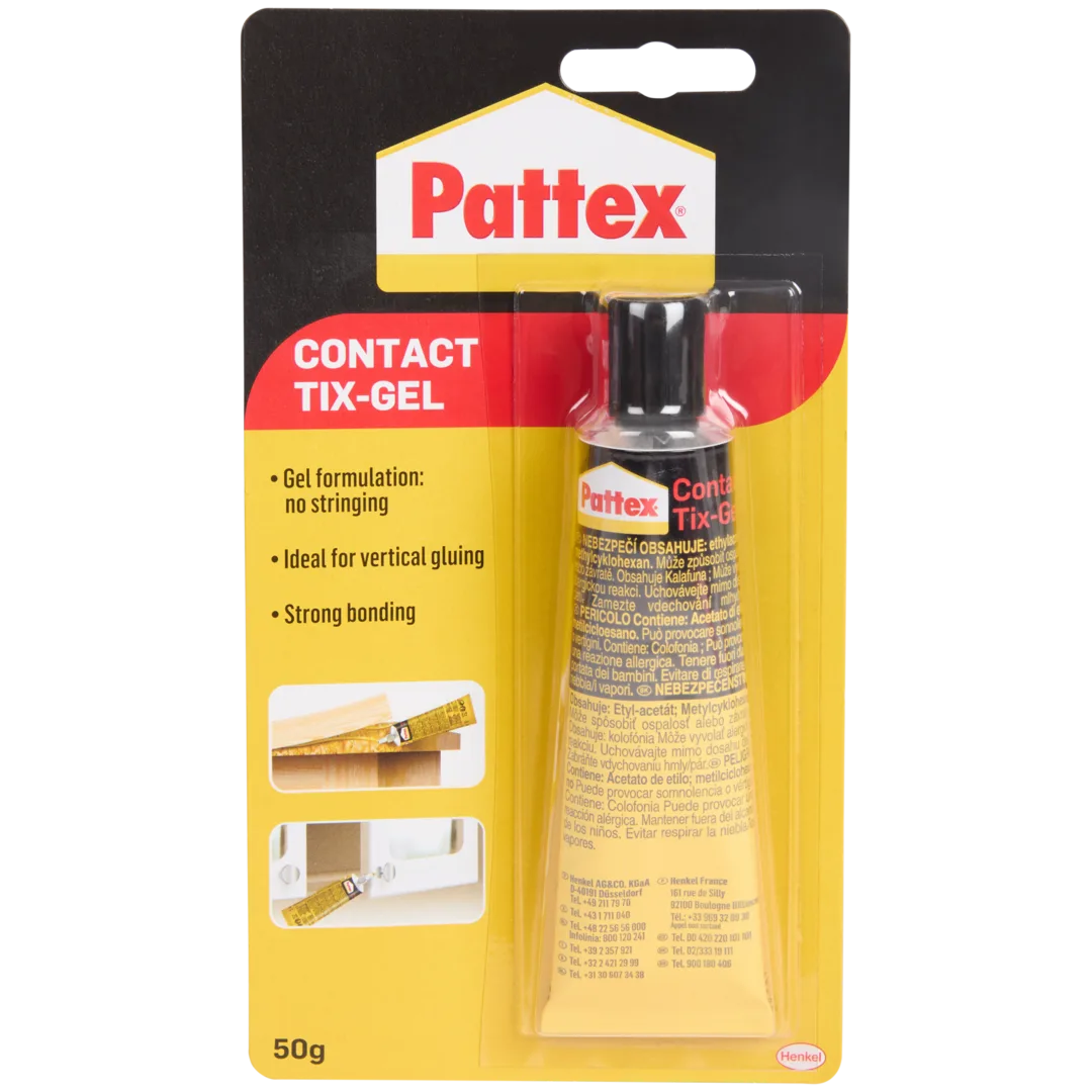 Colle de contact Pattex Tix-Gel