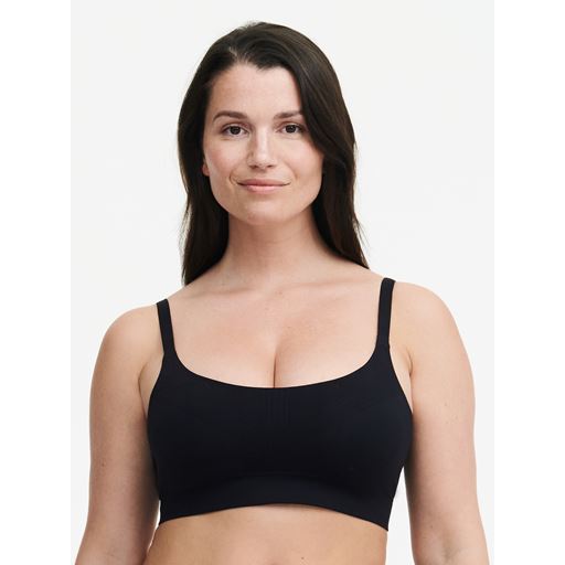 Chantelle Smooth Comfort Bøjlefri BH, Black, L