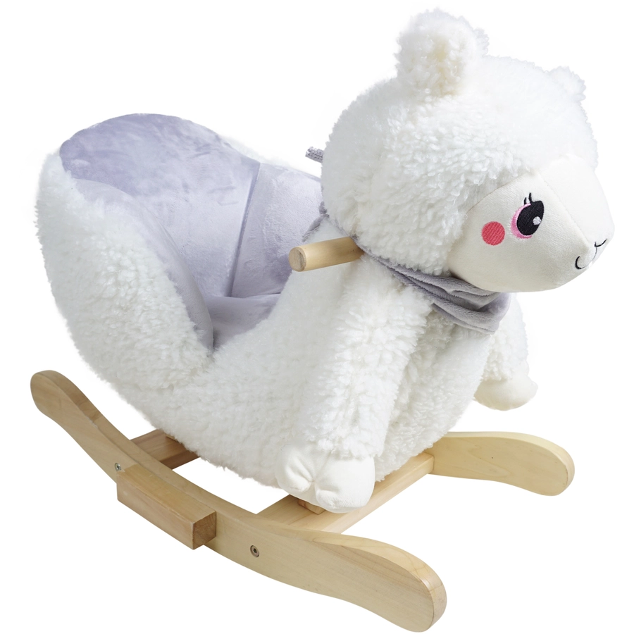 knorr toys® Schaukeltier Milly lama weiß