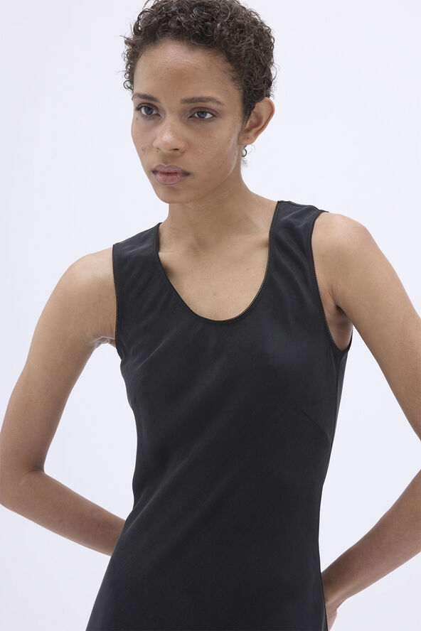 REMAIN Maxi Bias Cut Dress Black