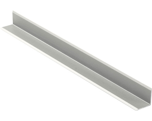 Aluminium L-profiel, mat zilver, 12x12x2600 mm