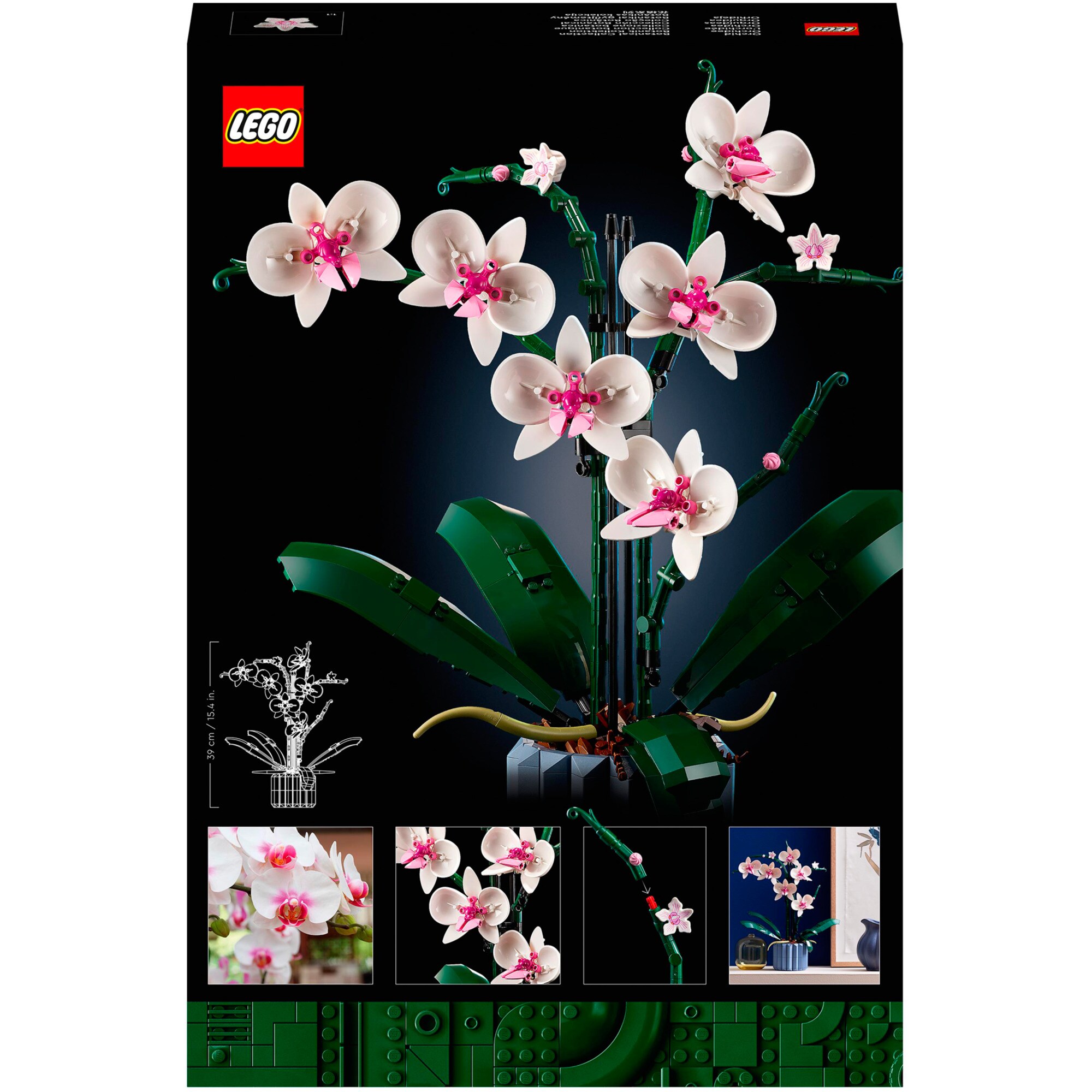 LEGO Konstruktionsspielzeug Icons Orchidee