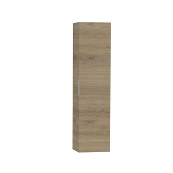 Tiger Studio kolomkast 160 cm chalet eiken greep rvs