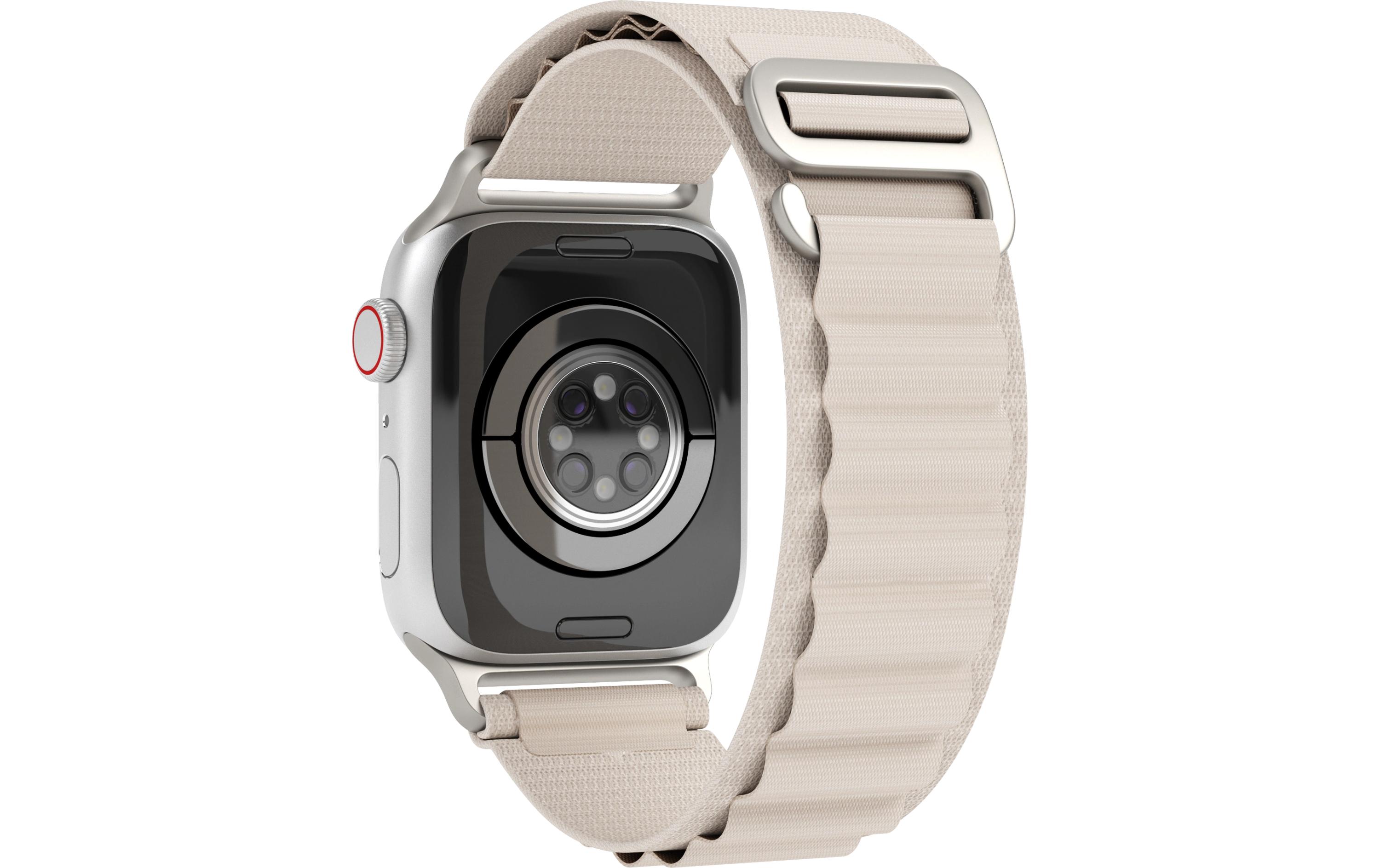 Armband Action Loop Apple Watch 42/44/45/49 mm CreamArmband für Apple Watch 42/44/45/49mm