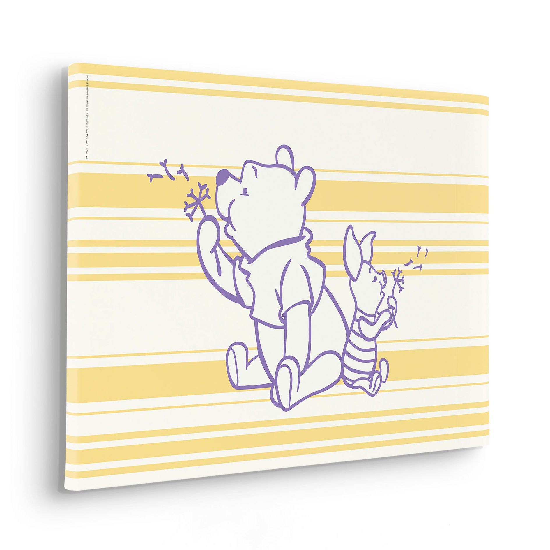 Keilrahmenbild WINNIE THE POOH DANDELIONS - 40x60 cm