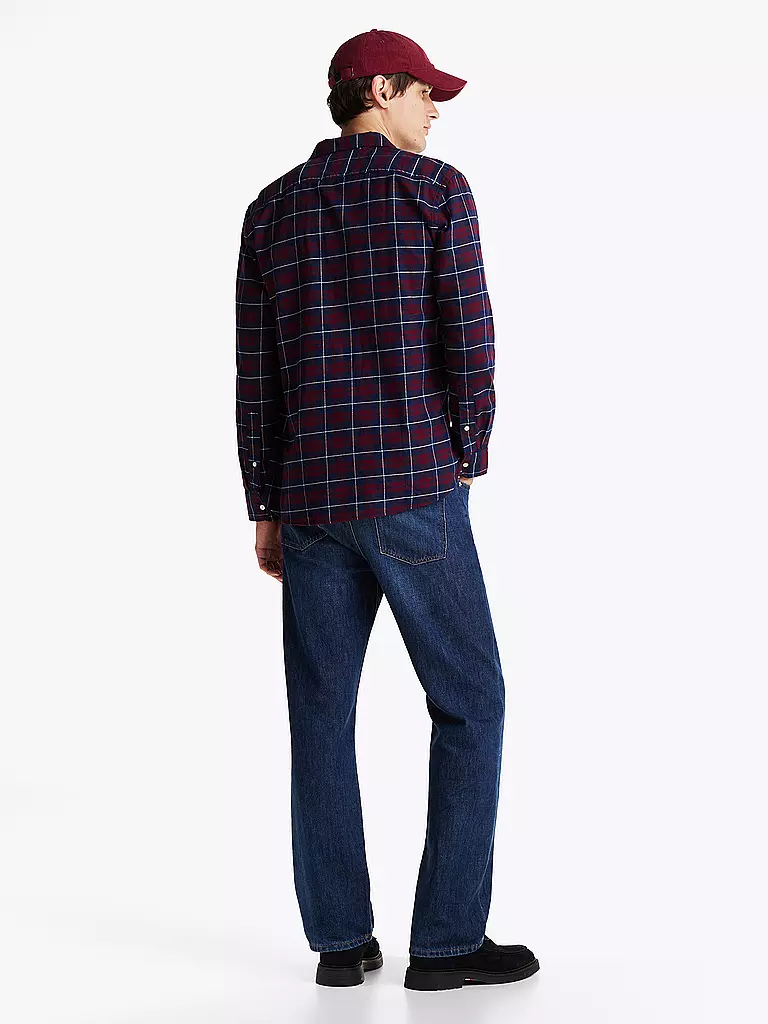 TOMMY HILFIGER Hemd Regular Fit  rot
