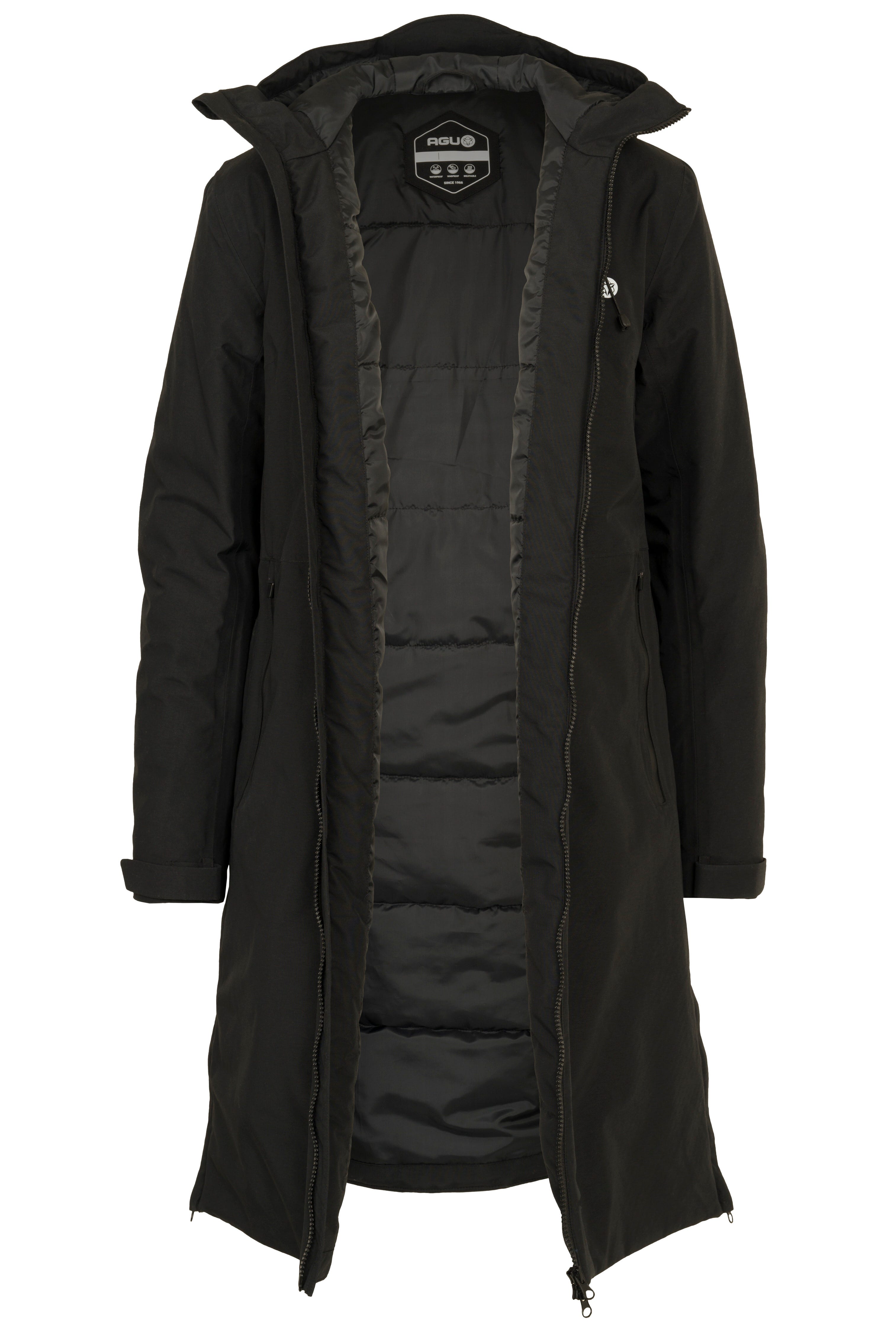 AGU Seq II Dames winter regenjas - Black