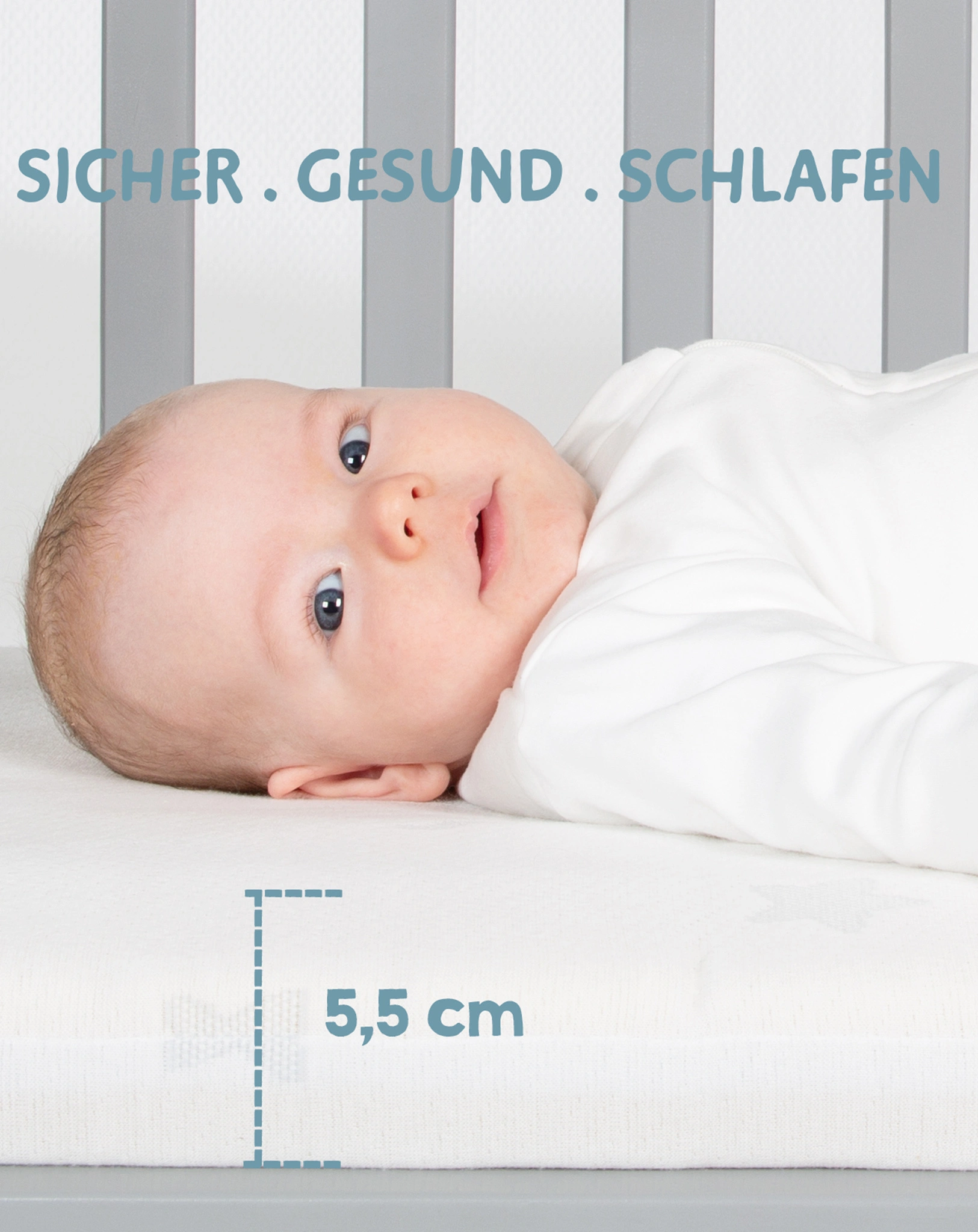 Wiegenmatratze AIR BALANCE PLUS (Größe: 40 x 90 cm)