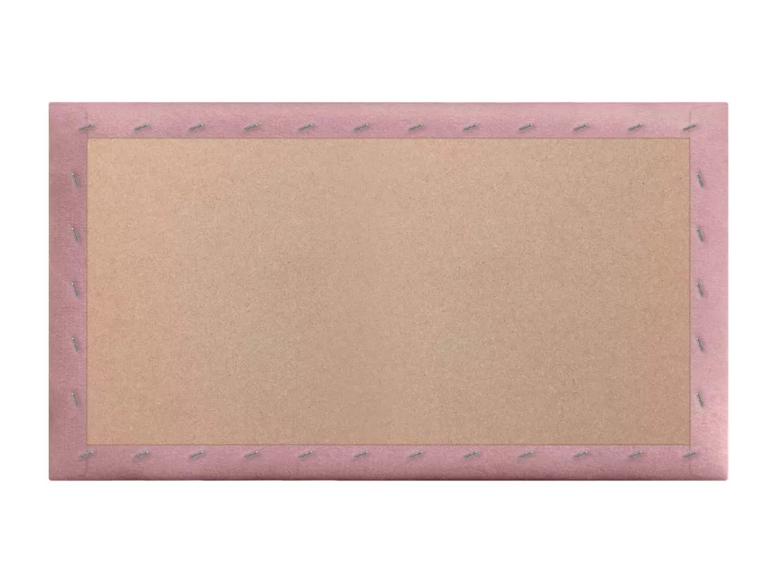 DHOME Lot de 8 Panneaux Rembourrés en Tissu Aqualine Autocollants pour Mur Acoustiques Absorbants Protection contre les Chocs (Rose, 60x40cm, x8)