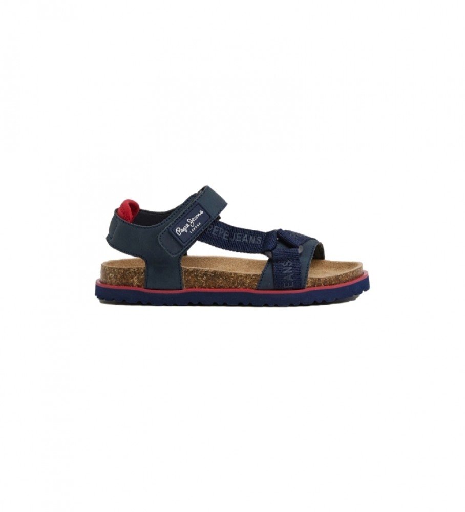 Sandálias anatômicas Pepe Jeans Berlin Monday azul marinho