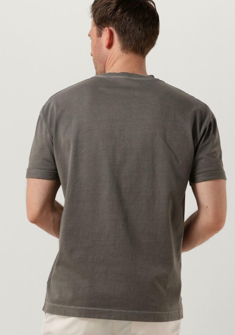 DRYKORN donkergrijze drykorn t-shirt thilo 520157