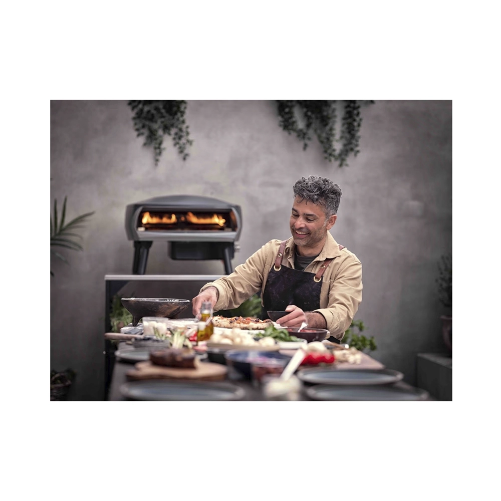 WITT Pizzaofen Etna Rotante matt schwarz