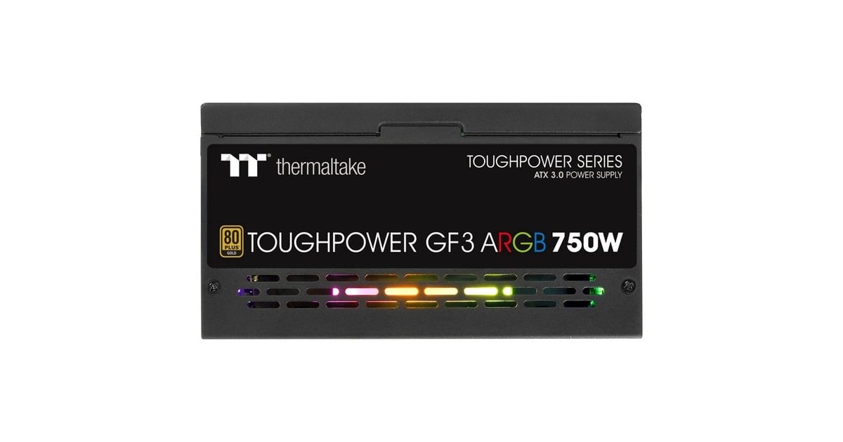 ThermaltakeToughpower GF3 ARGB Gen 5 EU modulaire 750 watt voeding   (Zwart, 4x PCIe)
