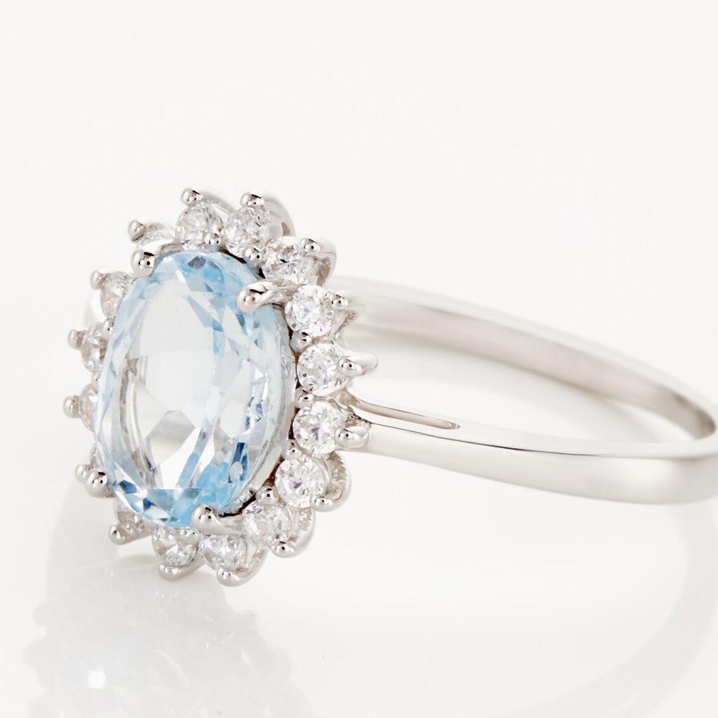 Bague Trick Or Blanc Topaze Et Oxyde