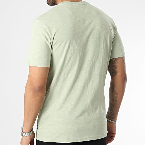 Tee Shirt A Poche Poitrine Perry Life Vert Clair Floral