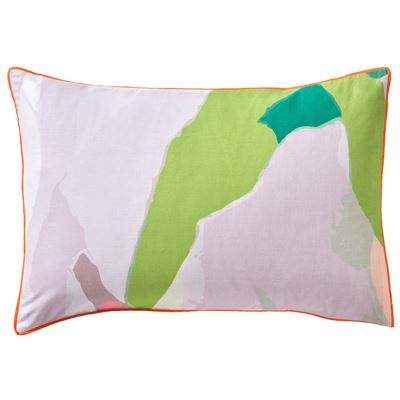 Linge de lit grand feuillage multicolore