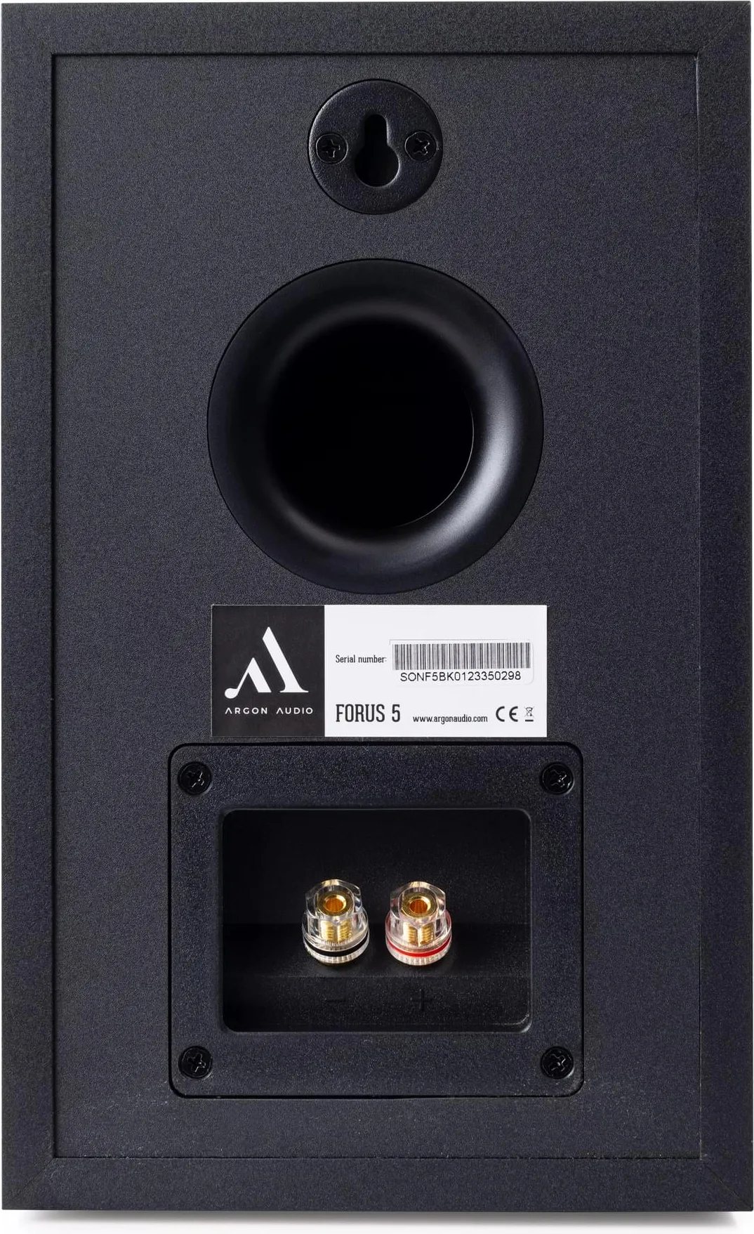 Argon Audio Forus 5 Noir (la paire) Enceintes bibliothèque