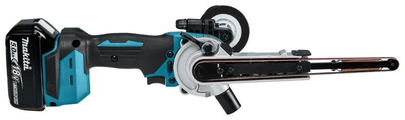 Makita DBS180RTJ 18V Li-ion accu stripschuurmachine set (2x5.Ah) in Mbox - 9mm