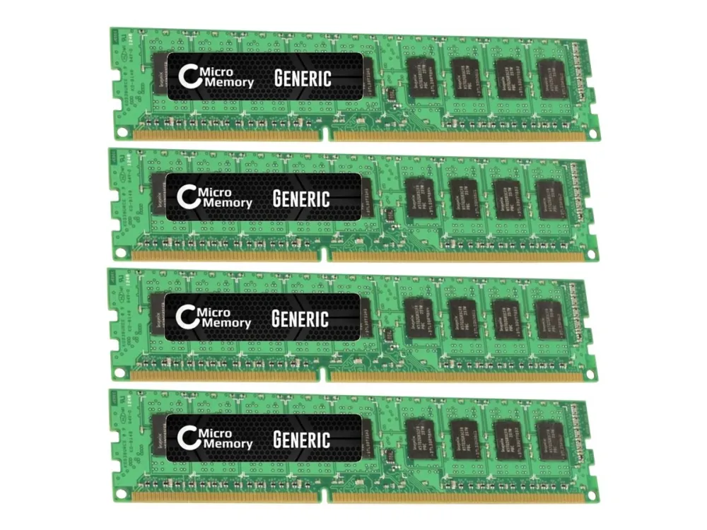 CoreParts - DDR3 - sæt - 32 GB: 4 x 8 GB - DIMM 240-pin - 1600 MHz / PC3-12800 - ikke bufferet - ECC - for Gateway GR320 F1, GT310 F1