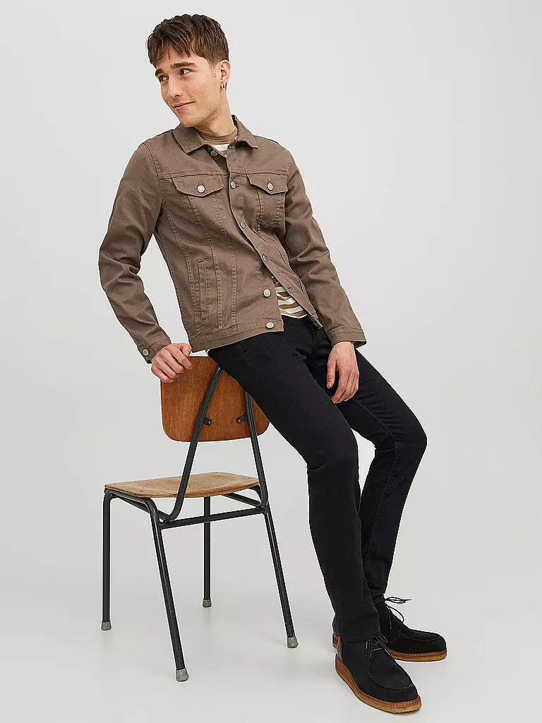 JACK & JONES Jeans Slim Fit GLENN FELIX  schwarz