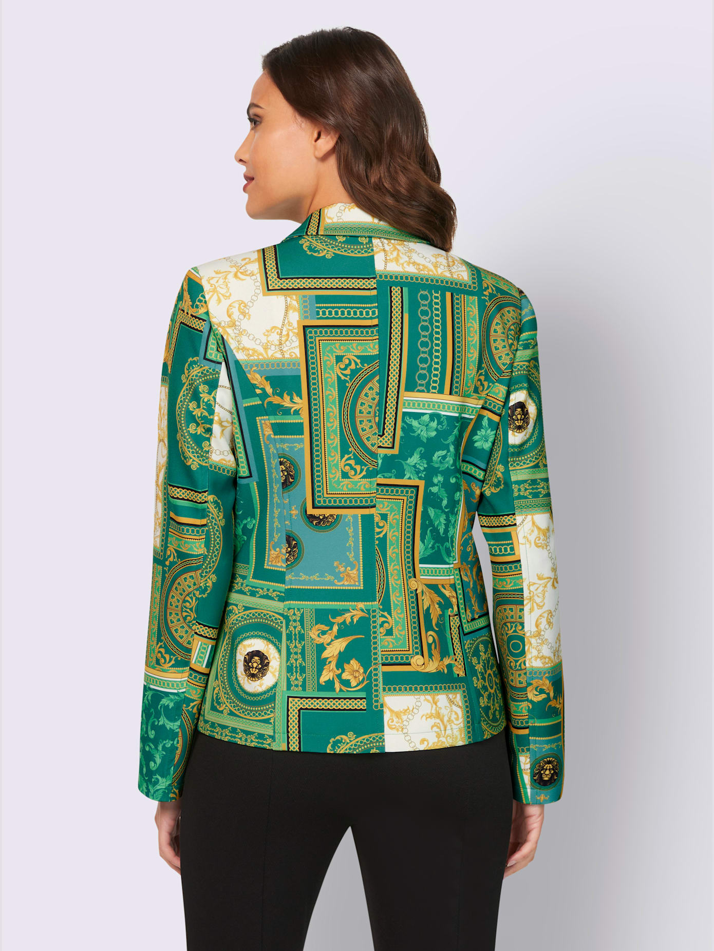 Blazer imprimé allure élégante