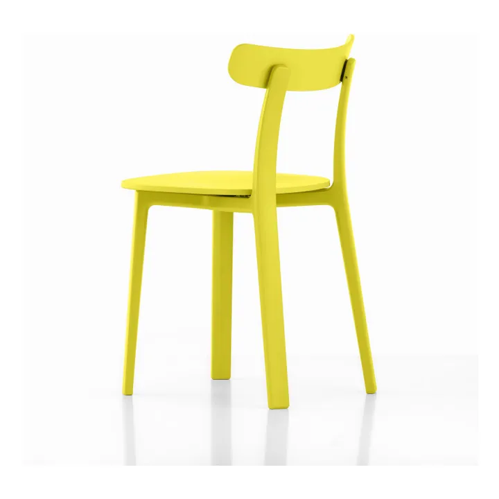 Vitra Chaise Morrisson All plastic | Bouton d'or