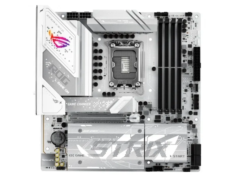 ASUS ROG STRIX B860-G GAMING WIFI - Bundkort - micro ATX - LGA1851 sokkel - B860 Chipset - USB4, USB-C 3.2 Gen 2x2, USB 3.2 Gen 2, USB 3.2 Gen 1 - 2.5 Gigabit LAN, Wi-Fi 7, Bluetooth - onboard grafik (CPU påkrævet) - HD Audio (8-kanaler)
