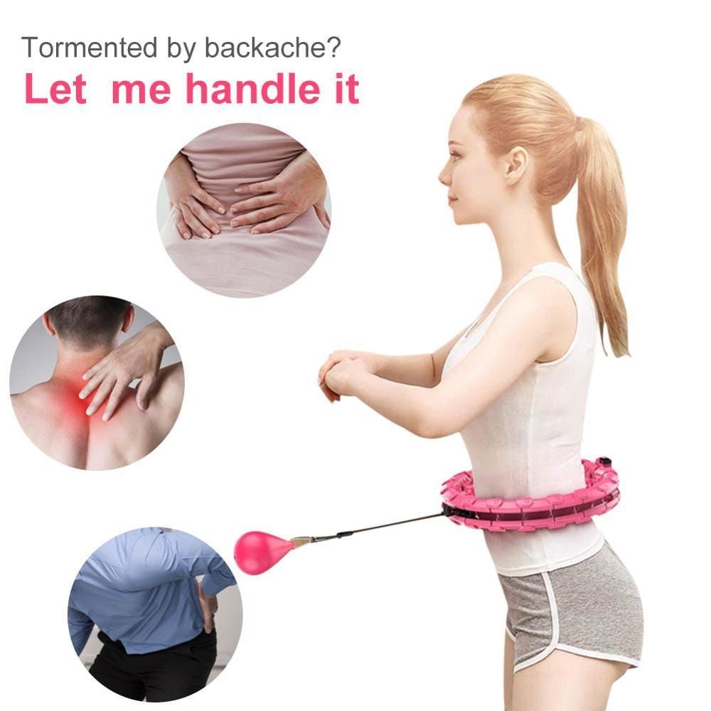 Sport-Knight® Smart Hula Hoop Maschine Lila inkl. Buch