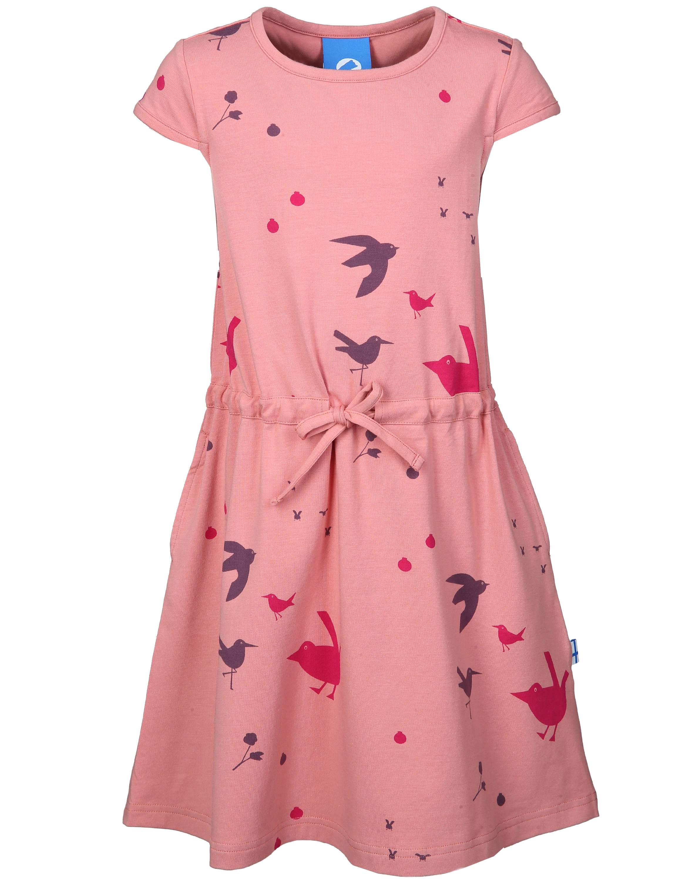 Jersey-Kurzarmkleid KIRKAS in terra cotta