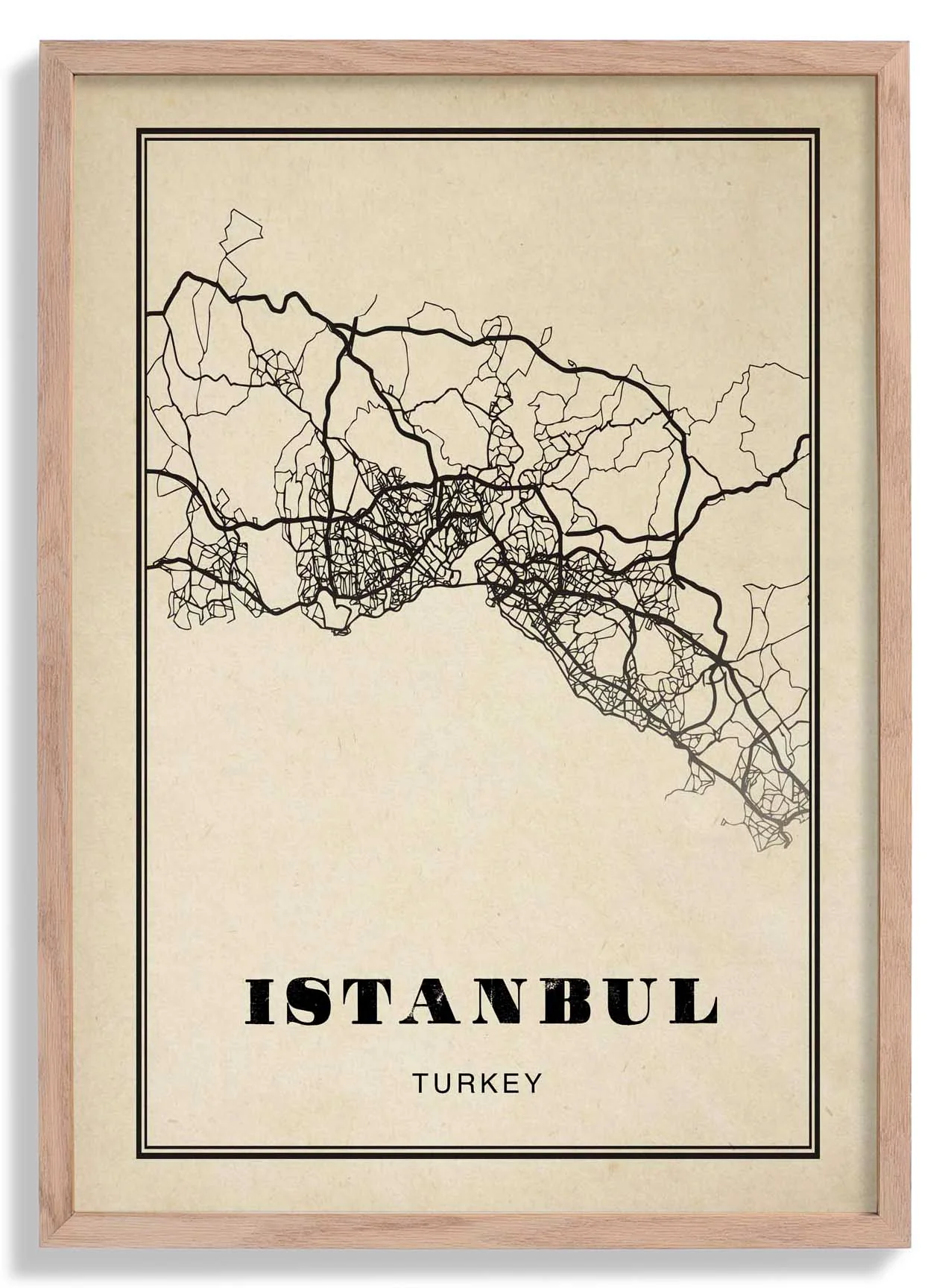 Istanbul Stadt Sepia