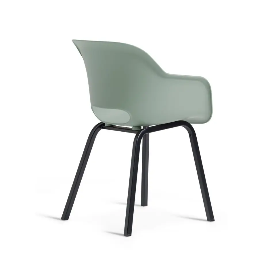 Keter Noa Tuinstoel - 2 stuks - 55x56.5x80cm - metalen onderstel - Vintage green