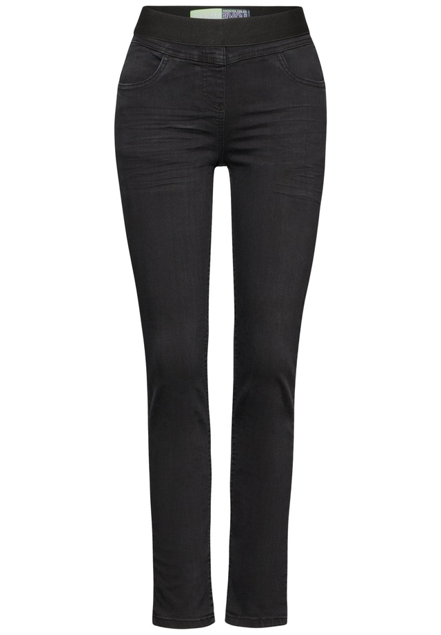 Cecil High-waist-Jeans »Style Vicky«, im Used Look