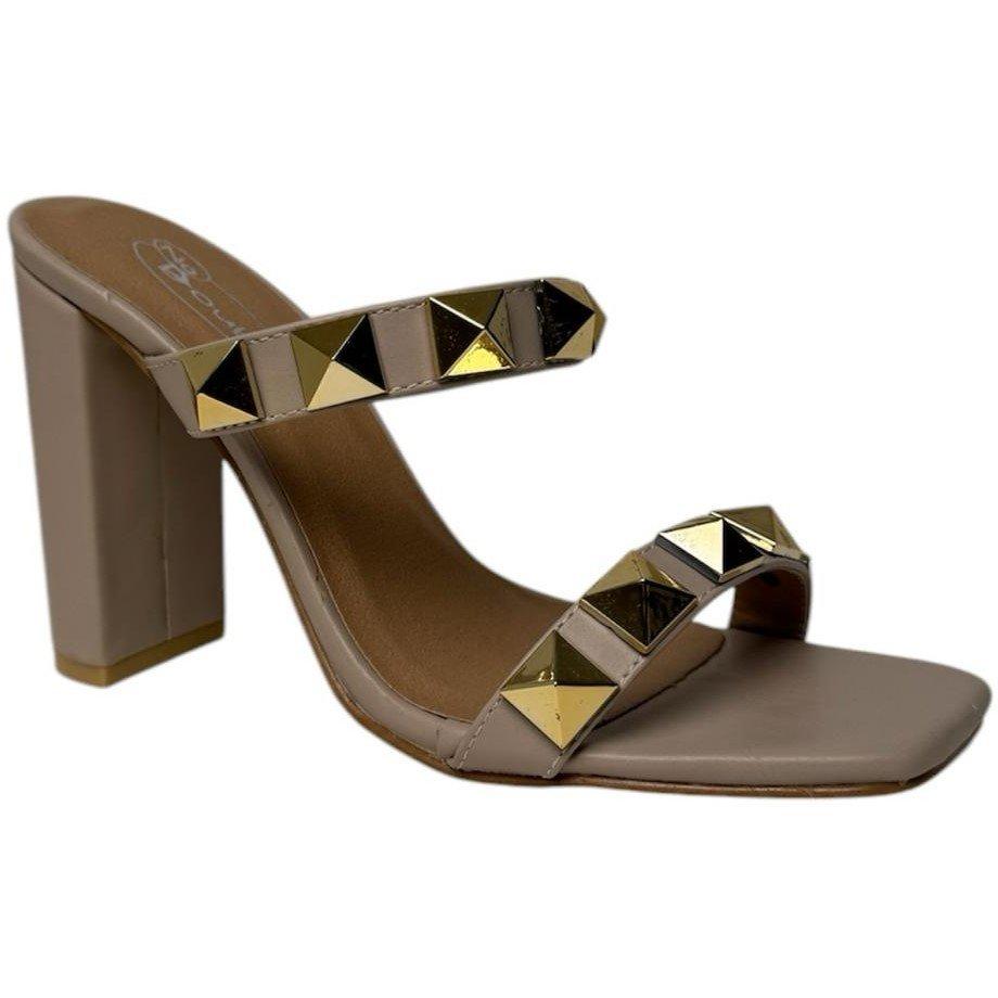 Chic Heel Studd Sndl Ld99
