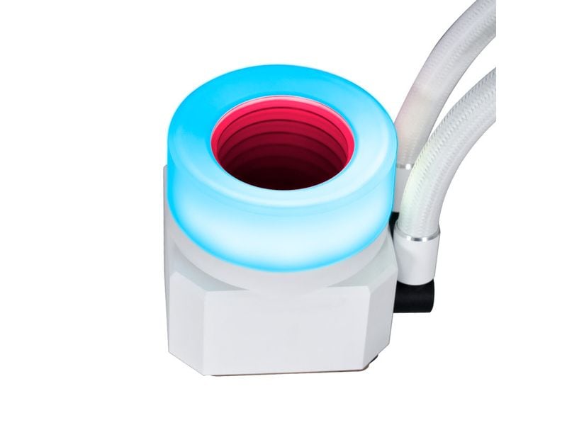 Lian Li Wasserkühlung Galahad II 360 Trinity Weiss Wasserkühler für Intel und AMD Prozessorsockel mit leisen RGB-Lüftern