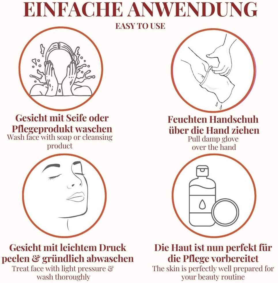 Carenesse Peelinghandschuh face scrub Hamam Kese sensitive