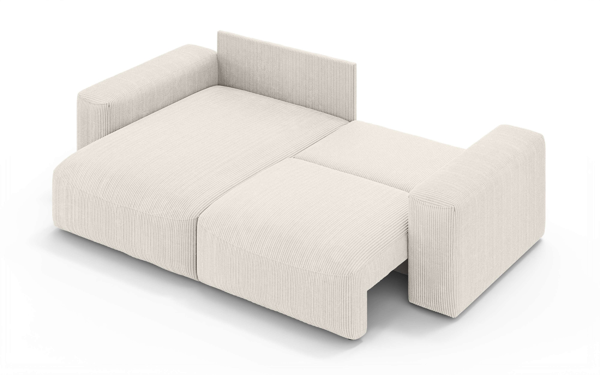 GOODproduct Ecksofa »MATTS Schlafsofa mit Bettkasten, Masse B/T/H: 265/159/89 cm« L-Form mit Recamiere rechts oder links, hoher Sitzkomfort