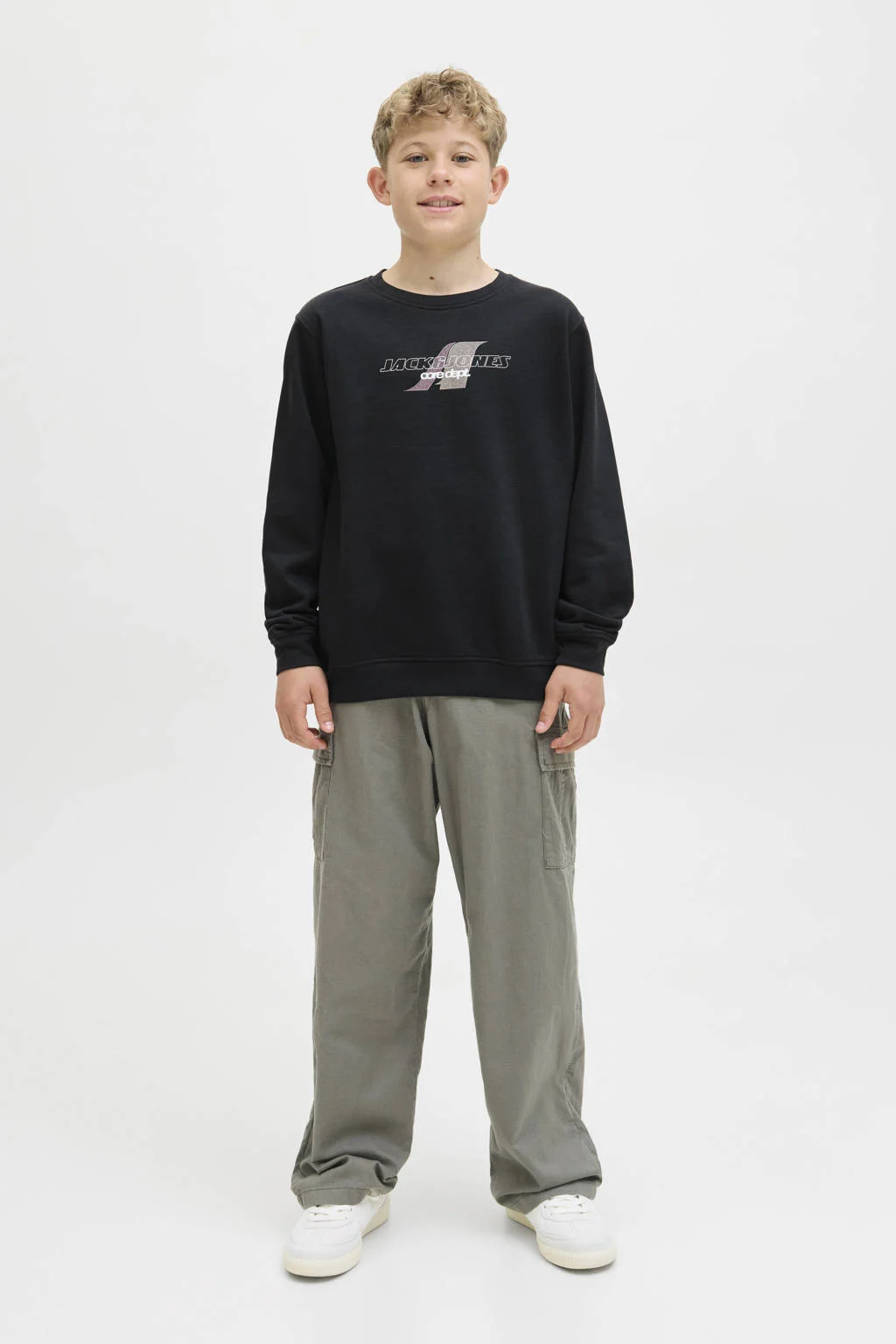 JACK & JONES JUNIOR sweater zwart
