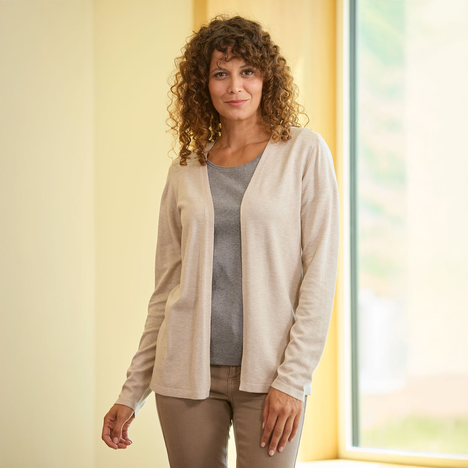 Anschmiegsamer Damen Cardigan