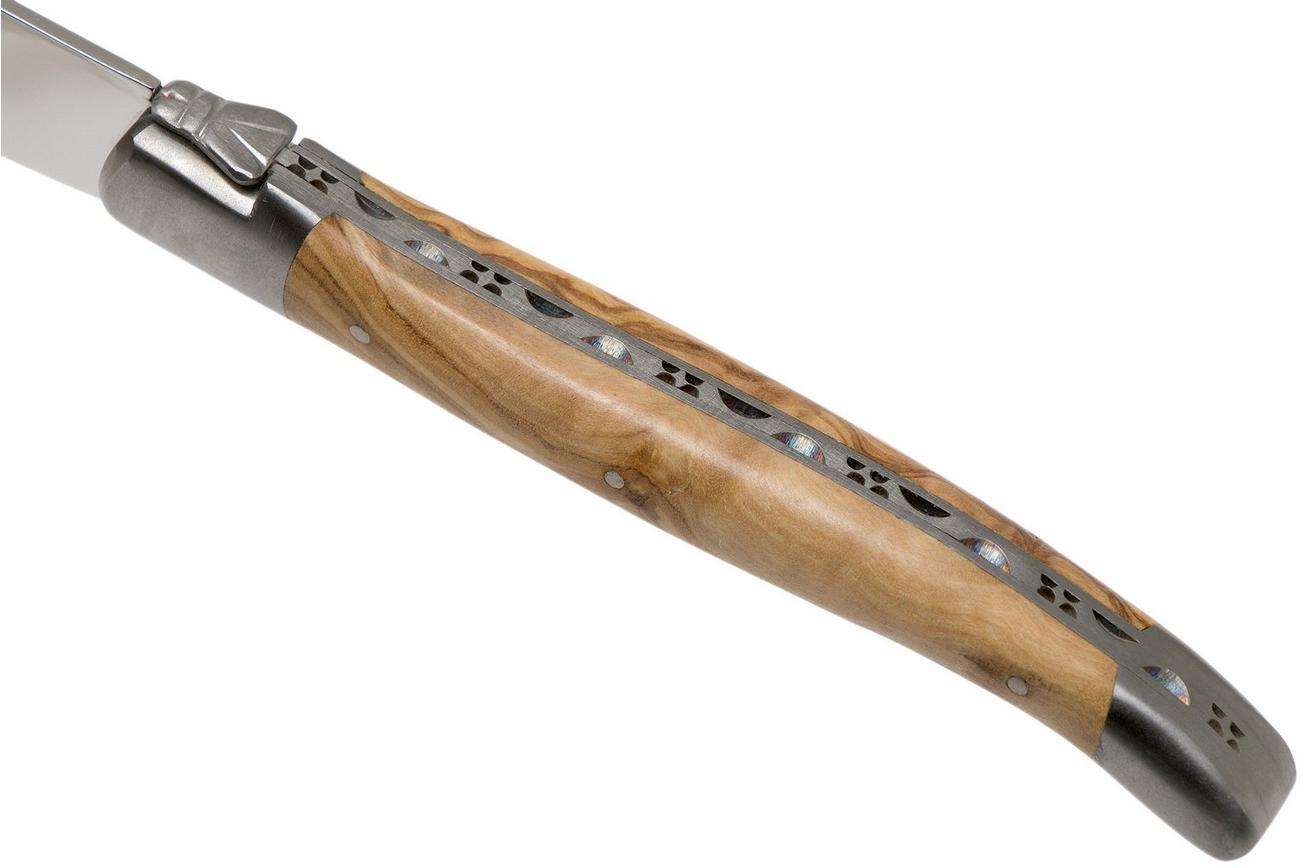 Laguiole en Aubrac Oyster C2I99OLIH oestermes olijfhout