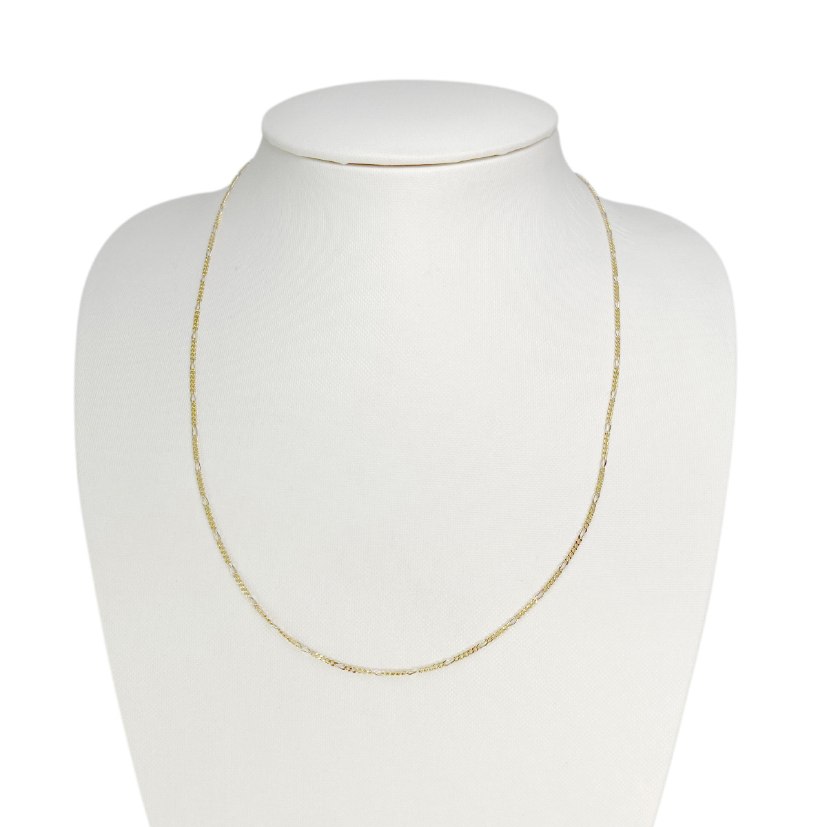 Chaine d'occasion or 750 jaune maille gourmette 52 cm