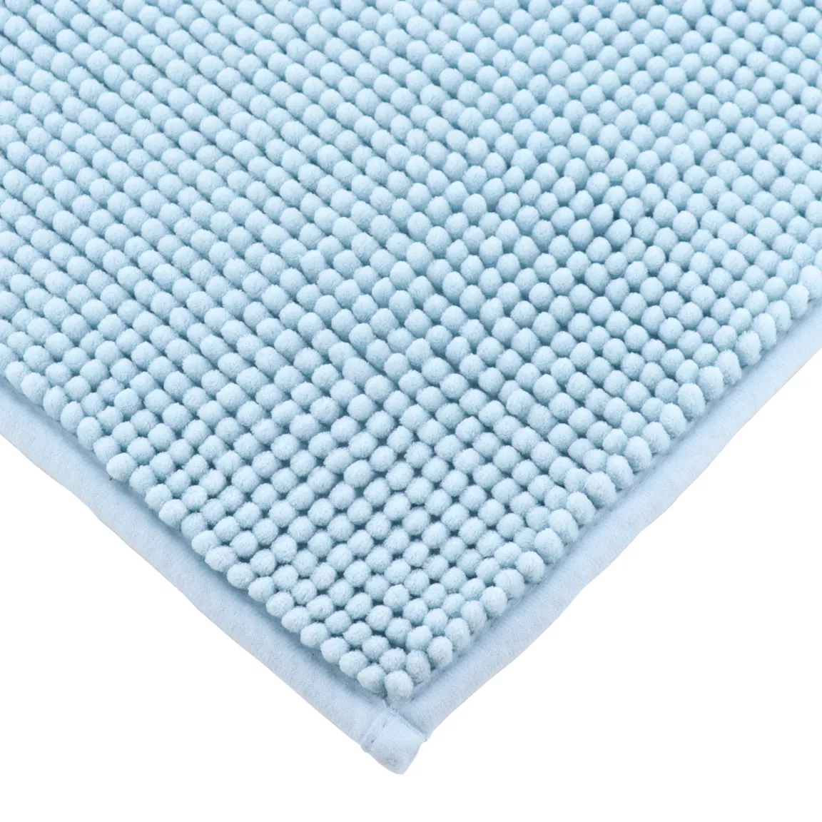 Tapis de bain microfibre (45 x 75 cm) Boules Bleu clair