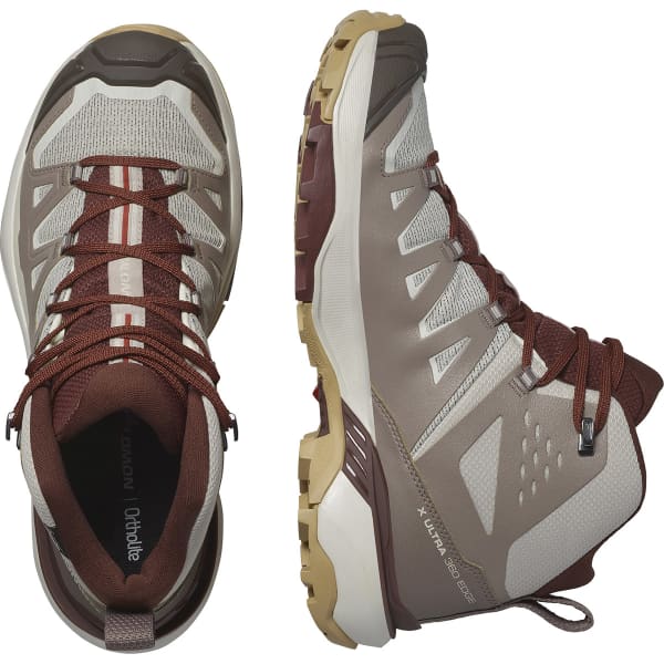 Chaussure de randonnée mid SALOMON X ULTRA 360 EDGE MID GORE-TEX W SILVER CLOUD/IRON/RUM RAISIN