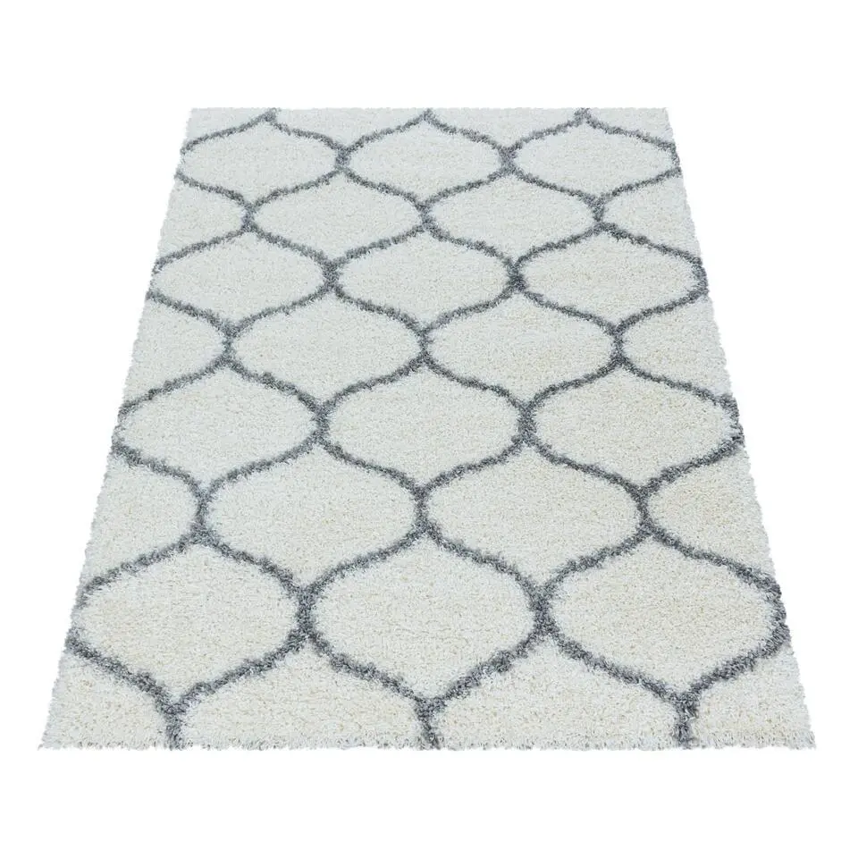 Opera Soft Shaggy Hoogpolig Vloerkleed Cream - 200x290 CM
