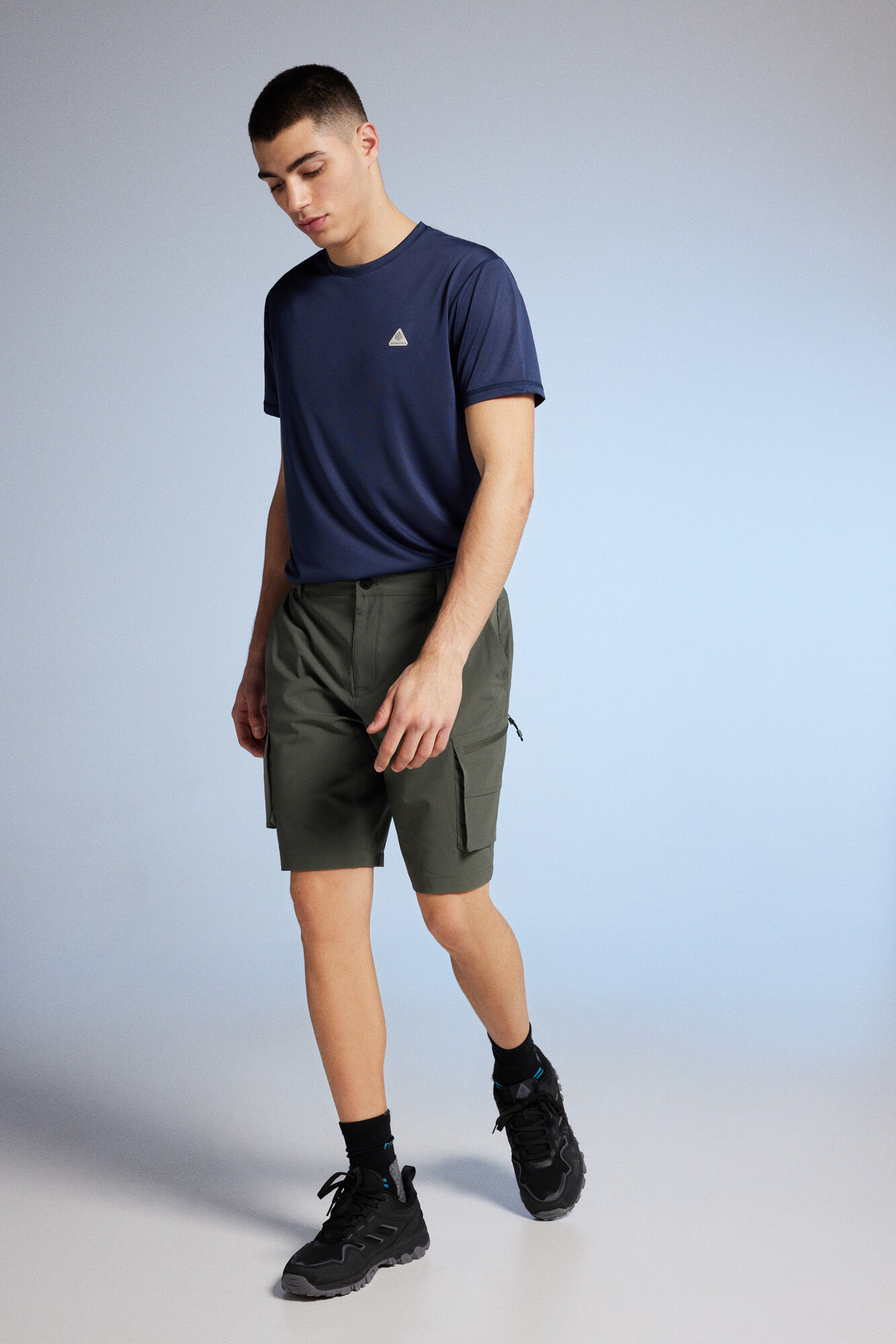 Camiseta para uso externo - cinza escuro