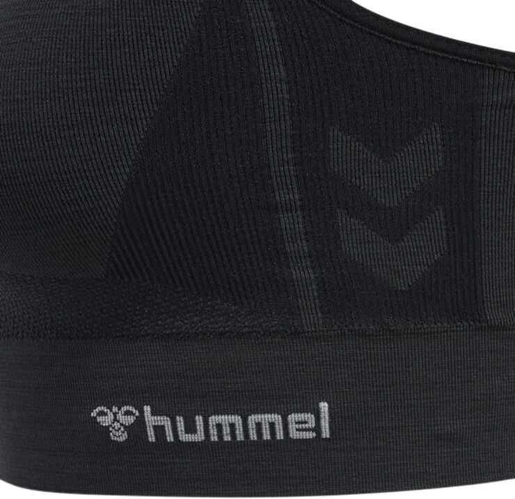 Hummel Clea Seamless sports bh Sort