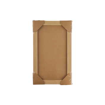 Wanddecoratie paars oranje 30x30x3,5cm